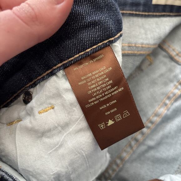 Kut from the Kloth Farrah Baby Bootcut Jeans Womens Sz 4 Mid Rise Medium Wash - Picture 5 of 12